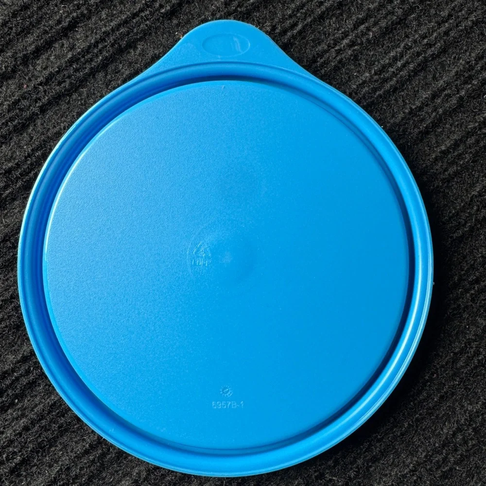 Tupperware Blue Round Replacement Lid Seal 6957B 5.25 Inch